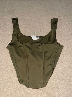 Fashion Nova Olive Green Kids One-Piece
